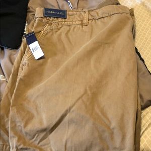 Polo Ralph Lauren shorts. Tan